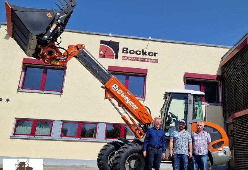 Übergabe AR 480T – Rinder.Farm Philipp Schierling, Oberschwappach